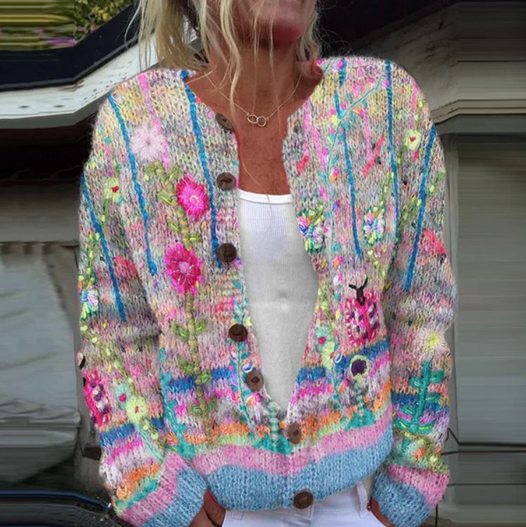 Lena | Floral Print Cardigan