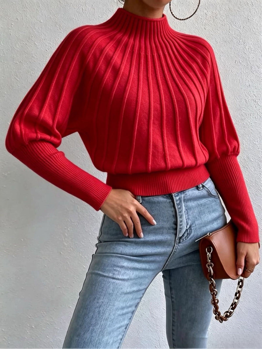 Luna | Ribbed Turtleneck Sweater