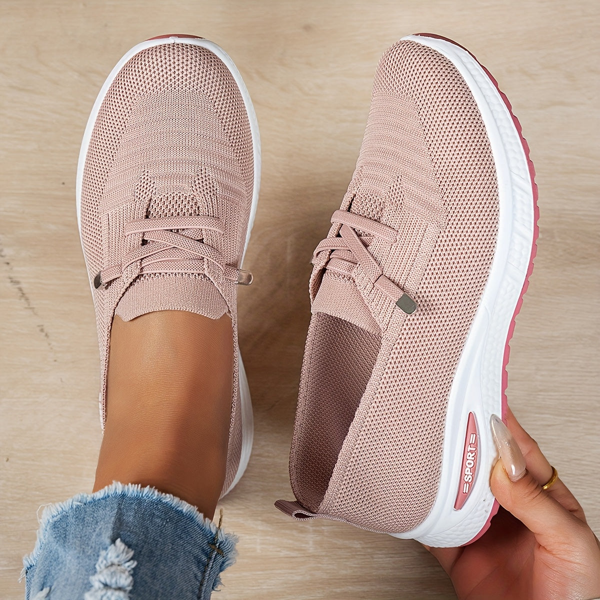 Tilda | Breathable Stretch-Knit Comfort Shoes