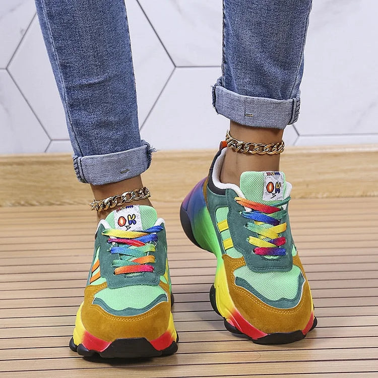 Maisie | Rainbow Comfort Sneakers