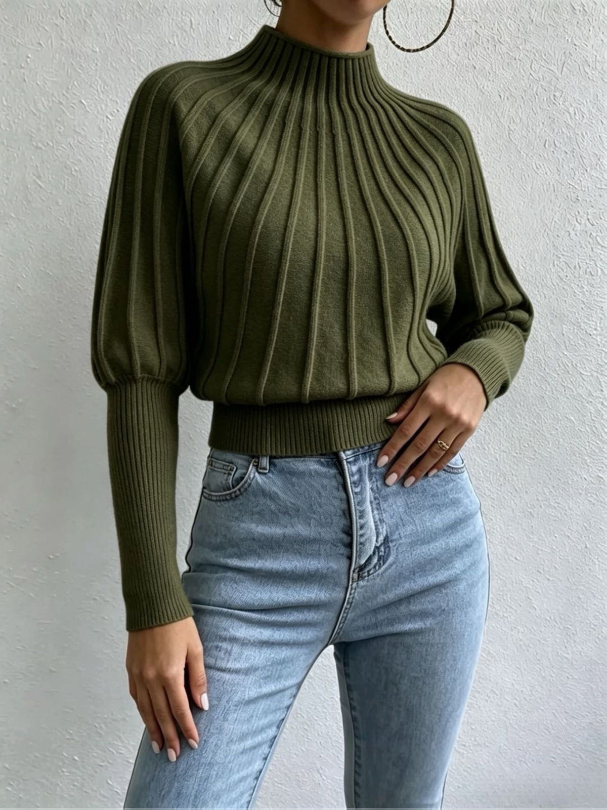 Luna | Ribbed Turtleneck Sweater