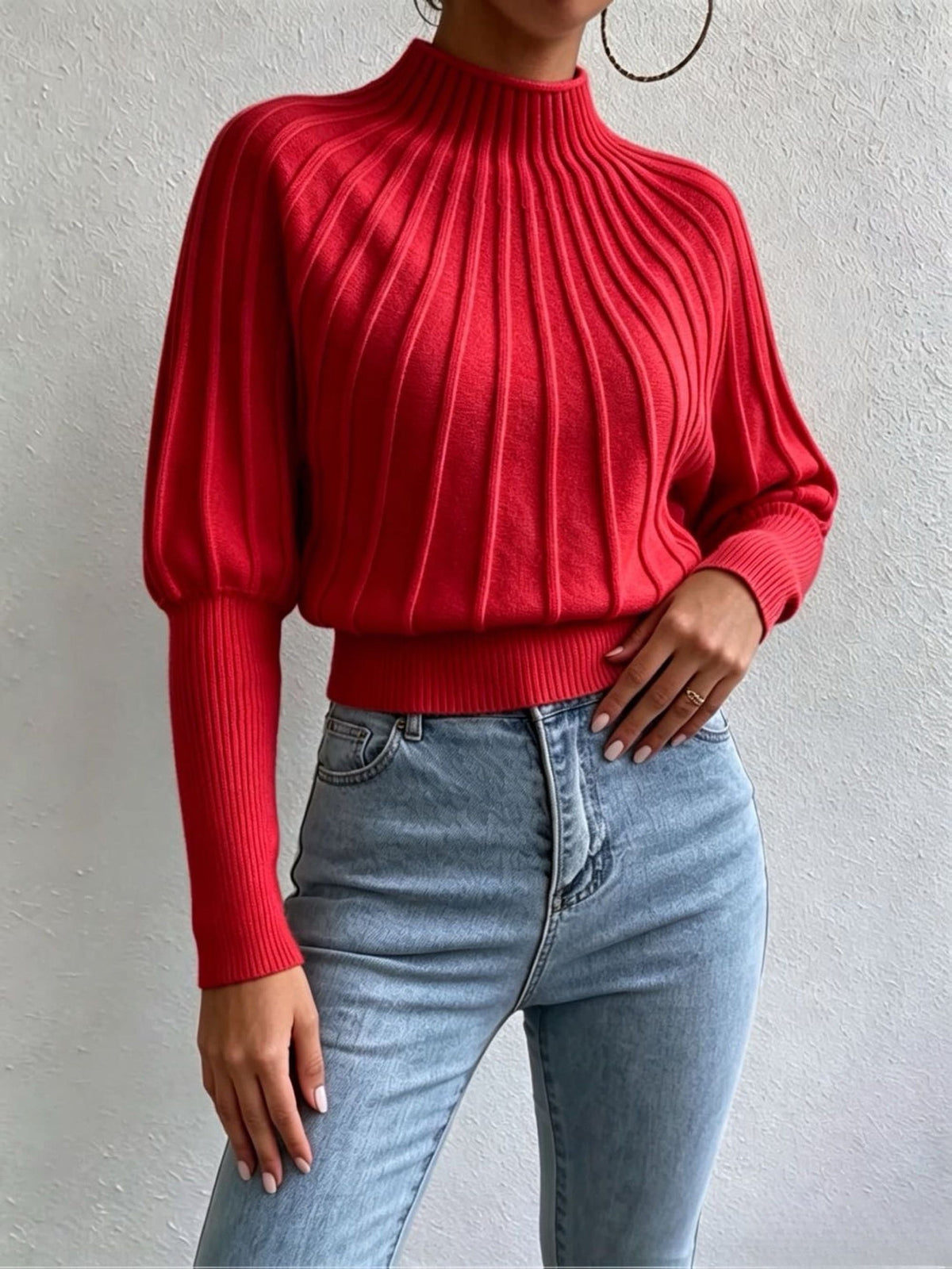 Luna | Ribbed Turtleneck Sweater