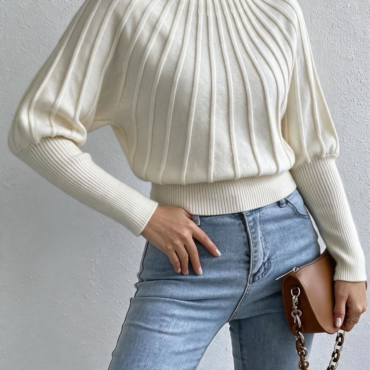 Luna | Ribbed Turtleneck Sweater