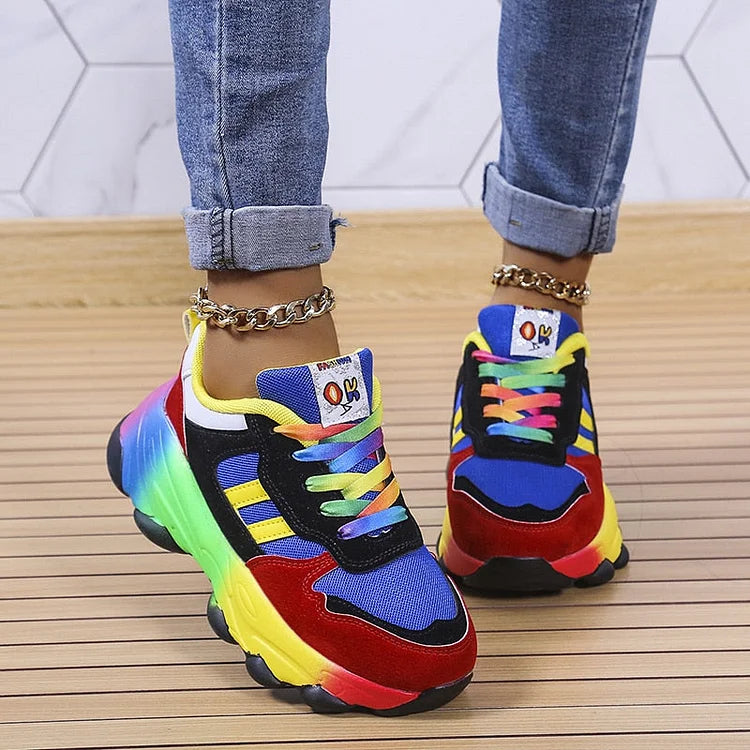 Maisie | Rainbow Comfort Sneakers