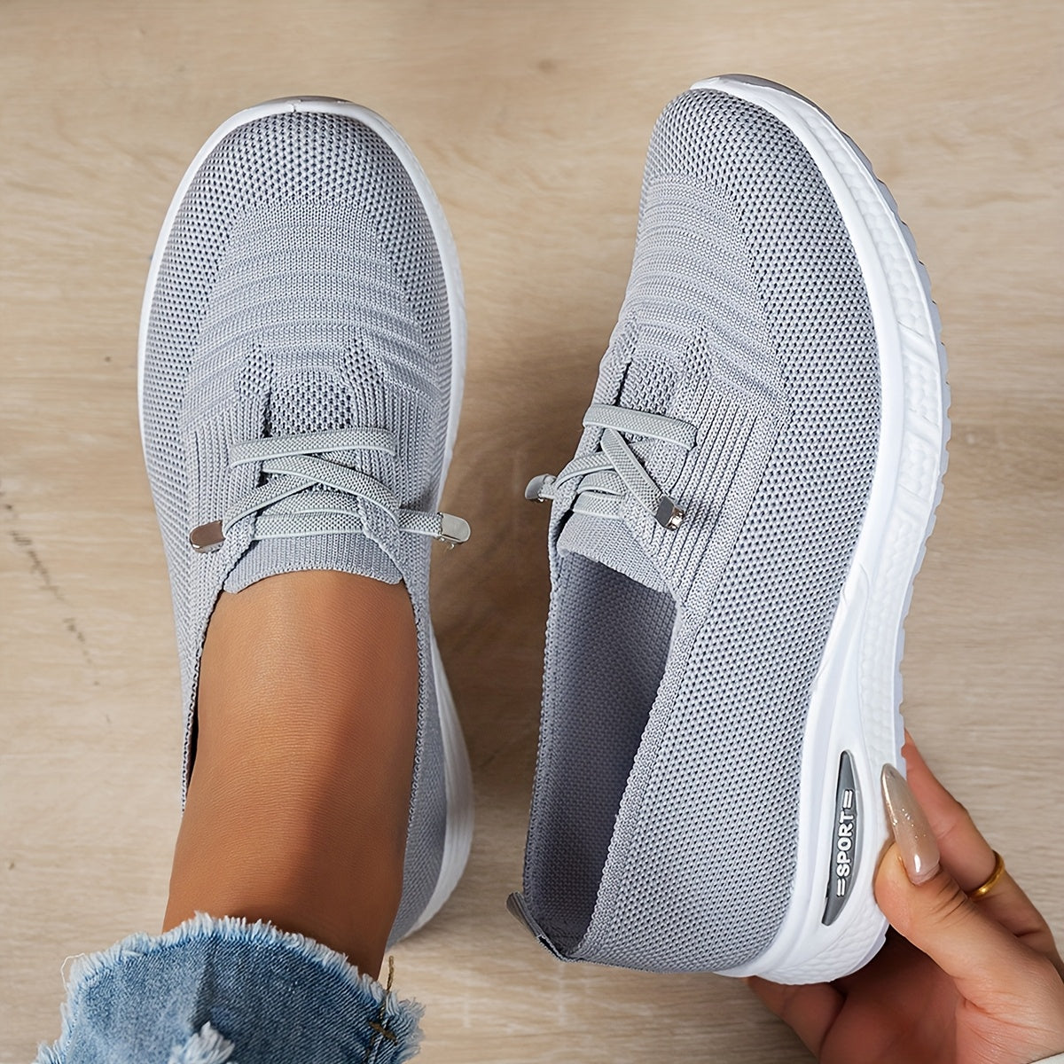 Tilda | Breathable Stretch-Knit Comfort Shoes