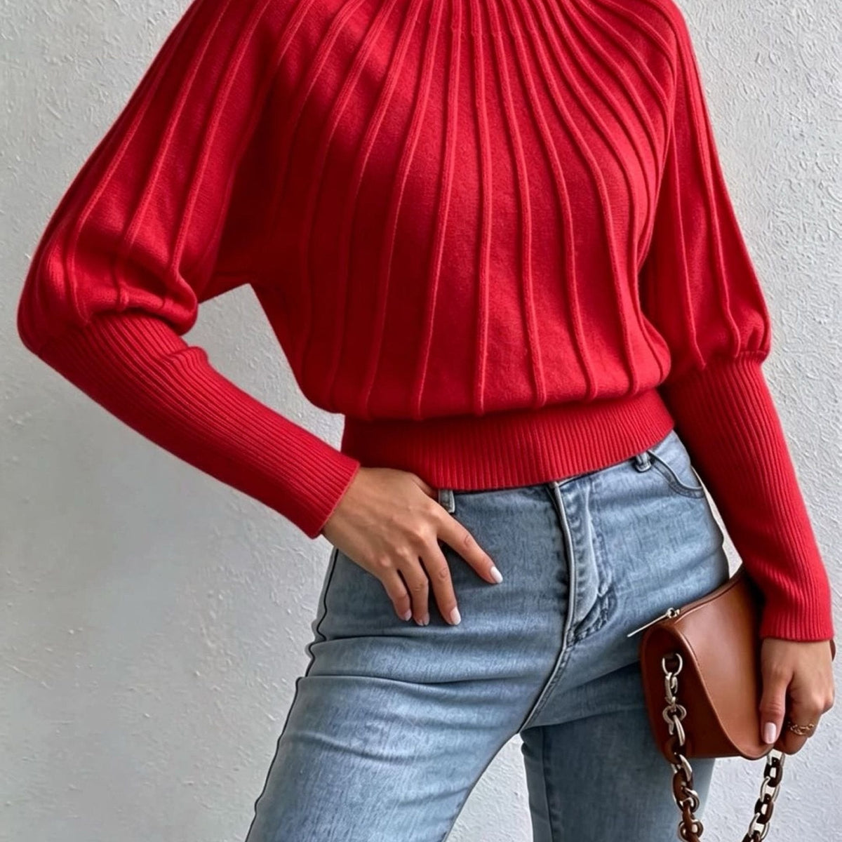 Luna | Ribbed Turtleneck Sweater