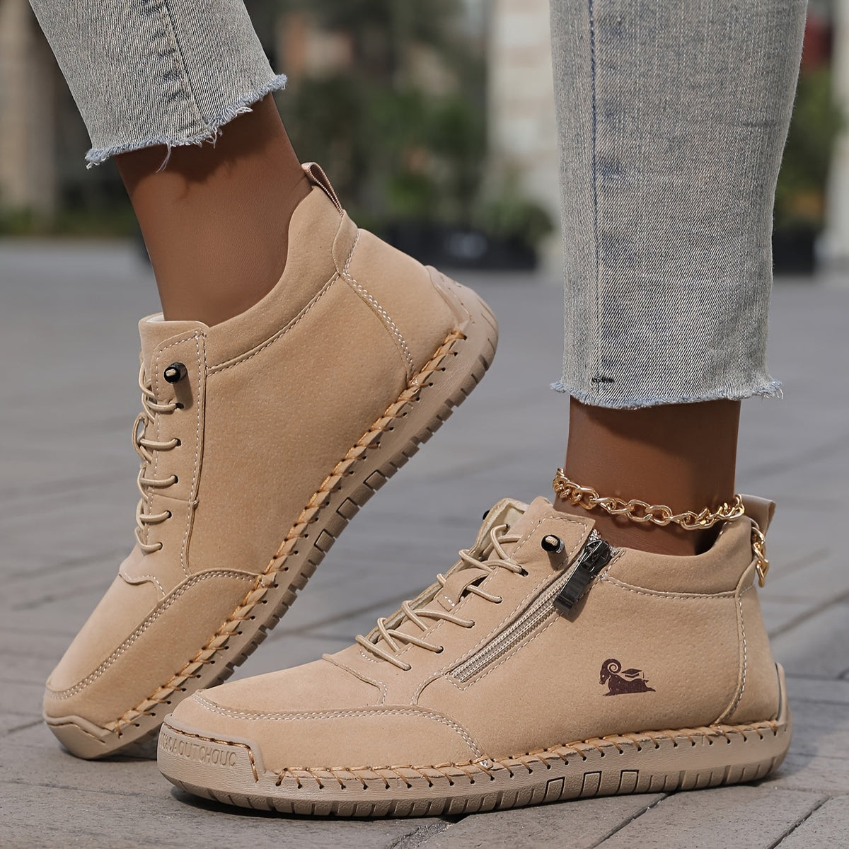 Peggy | Green Wide-Fit Comfort Sneakers