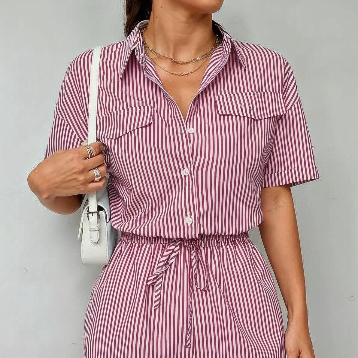 Beatrice | Cinched Waist Romper