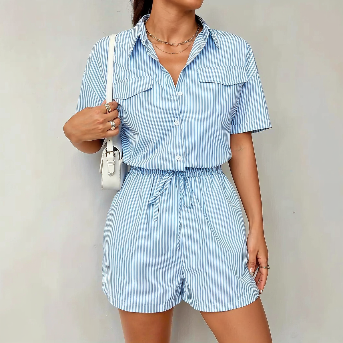 Beatrice | Cinched Waist Romper