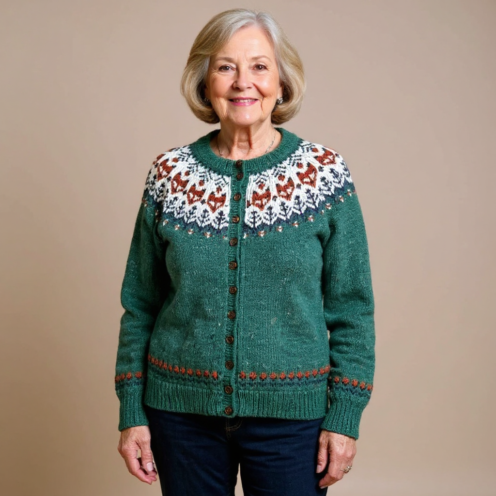 Hazel | Vintage Icelandic Cardigan