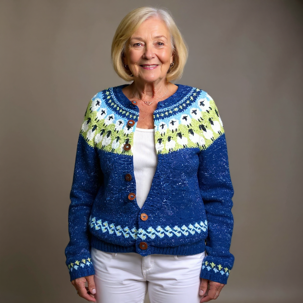 Sophia | Vintage Icelandic Cardigan