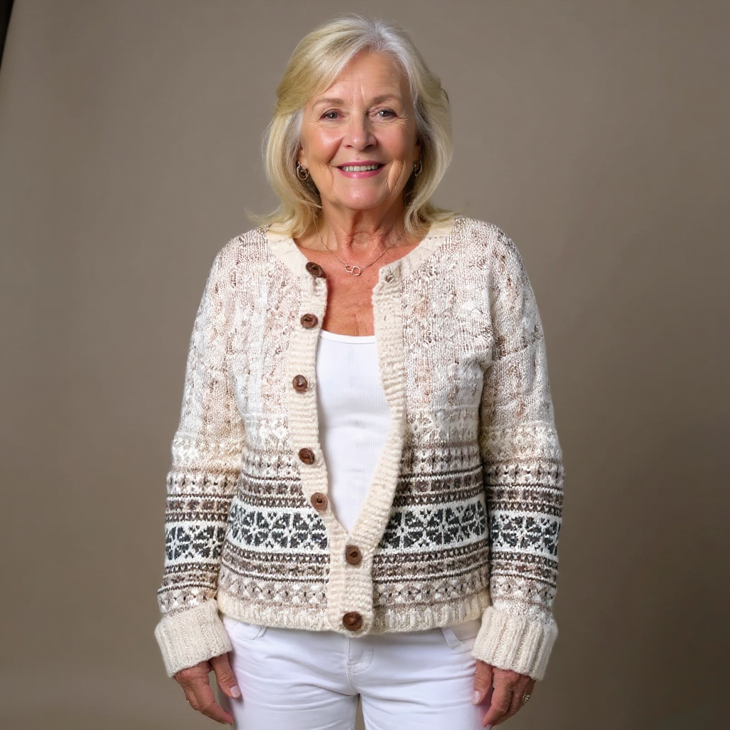 Brielle | Vintage Icelandic Cardigan