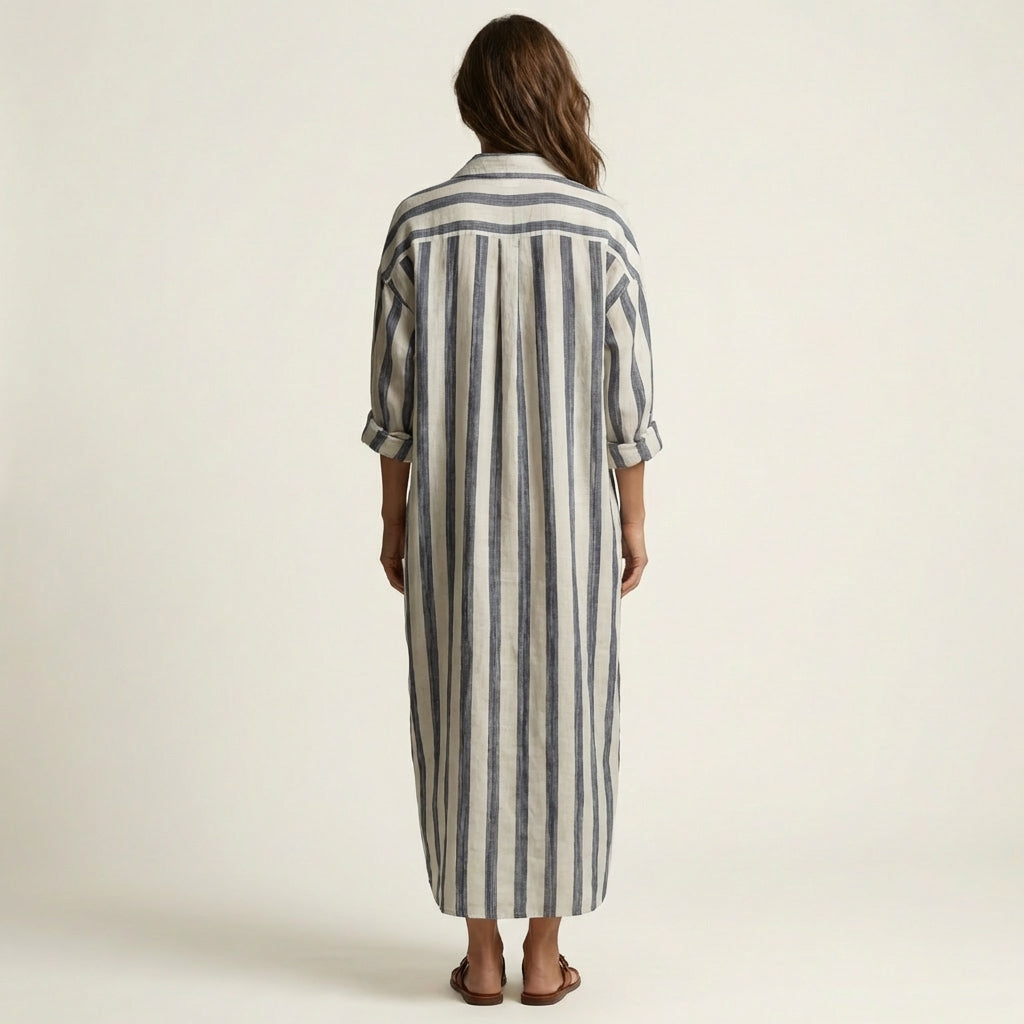 Lucy | Striped Maxi Dress