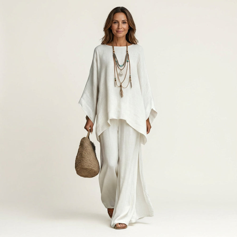Constance | Linen-Blend Two-Piece Set