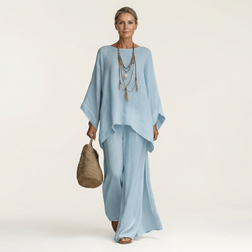 Constance | Linen-Blend Two-Piece Set