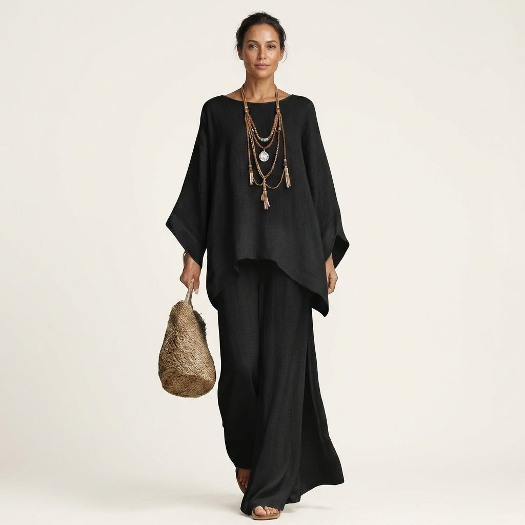 Constance | Linen-Blend Two-Piece Set