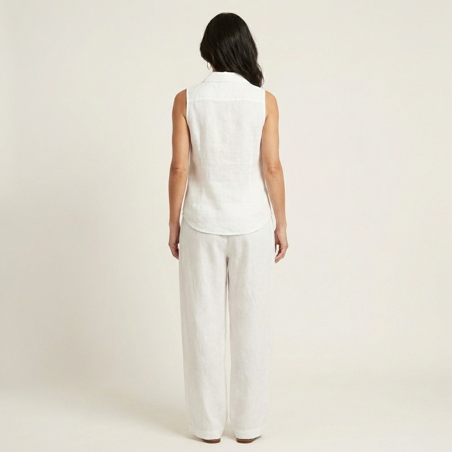 Phoebe | Wrap-Top & Wide-Leg Set