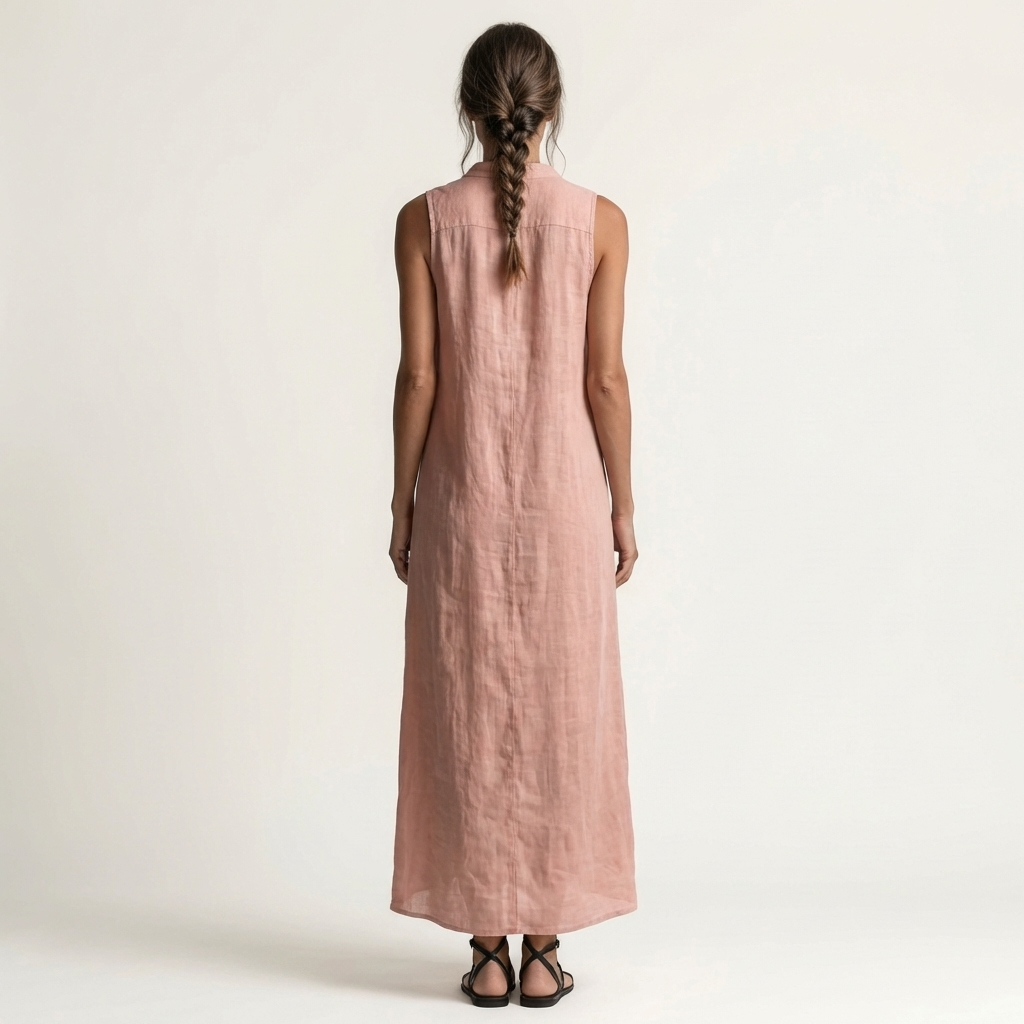 Claudia | Hooded Button-Front Maxi Dress
