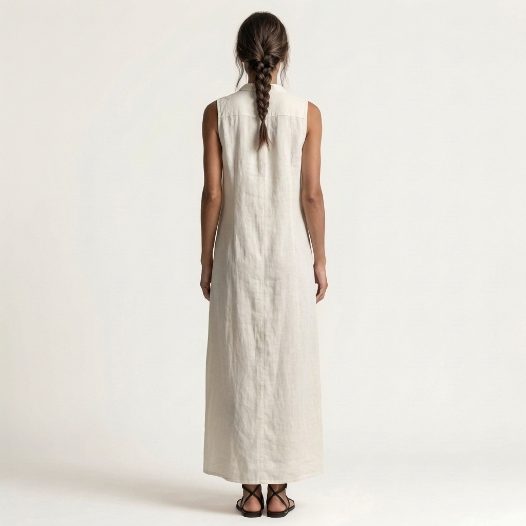 Claudia | Hooded Button-Front Maxi Dress