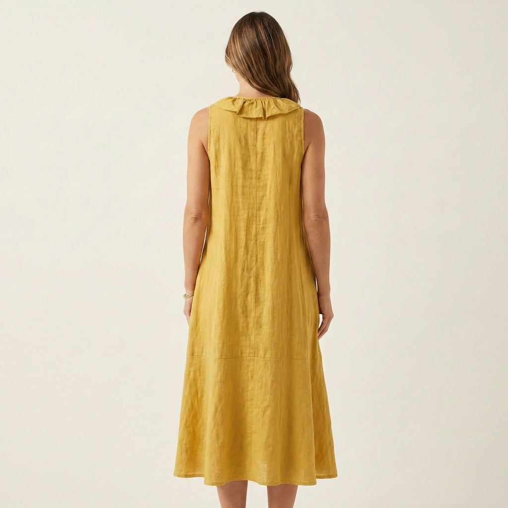 Pippa | Ruffle-Front Maxi Dress