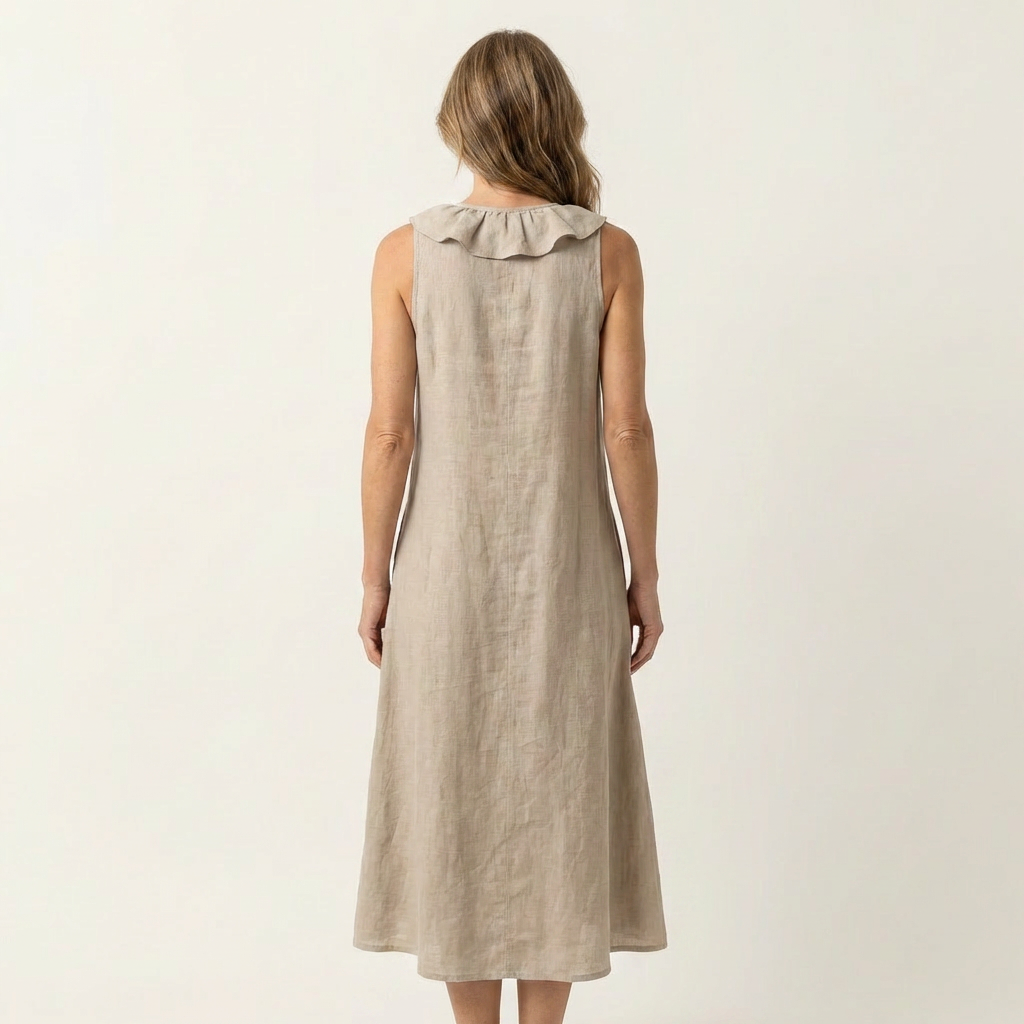 Pippa | Ruffle-Front Maxi Dress