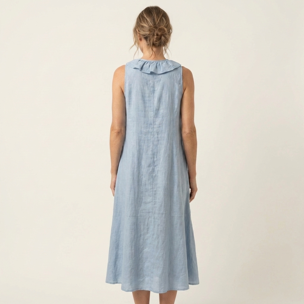 Pippa | Ruffle-Front Maxi Dress