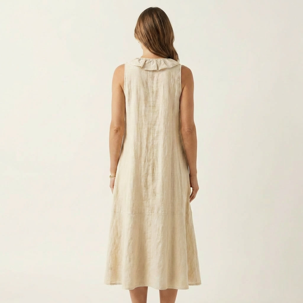 Pippa | Ruffle-Front Maxi Dress