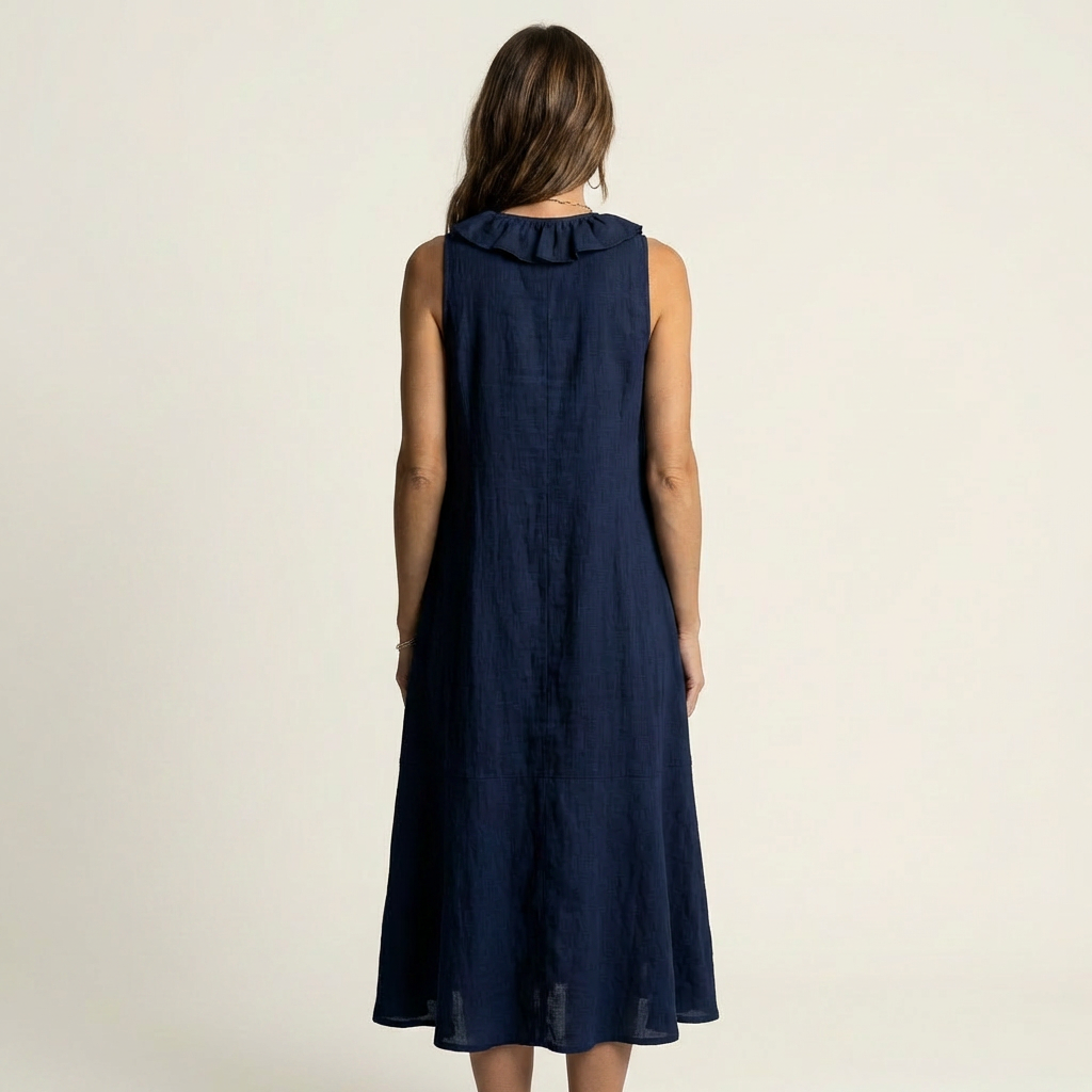 Pippa | Ruffle-Front Maxi Dress