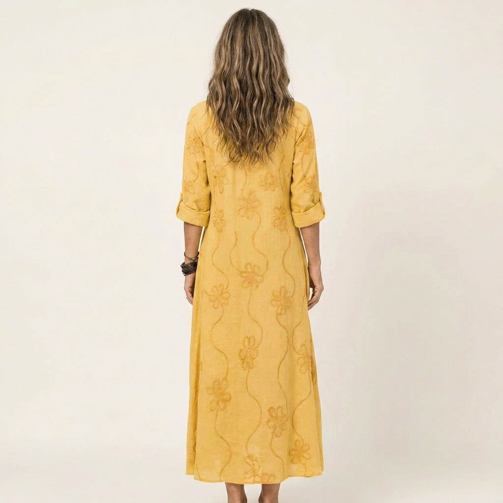 Lavinia | Embroidered Maxi Dress