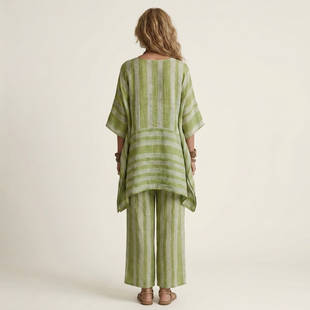 Tabitha | Two-Piece Striped Set