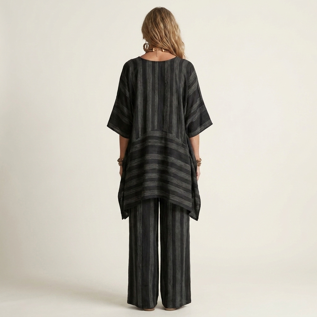 Tabitha | Two-Piece Striped Set