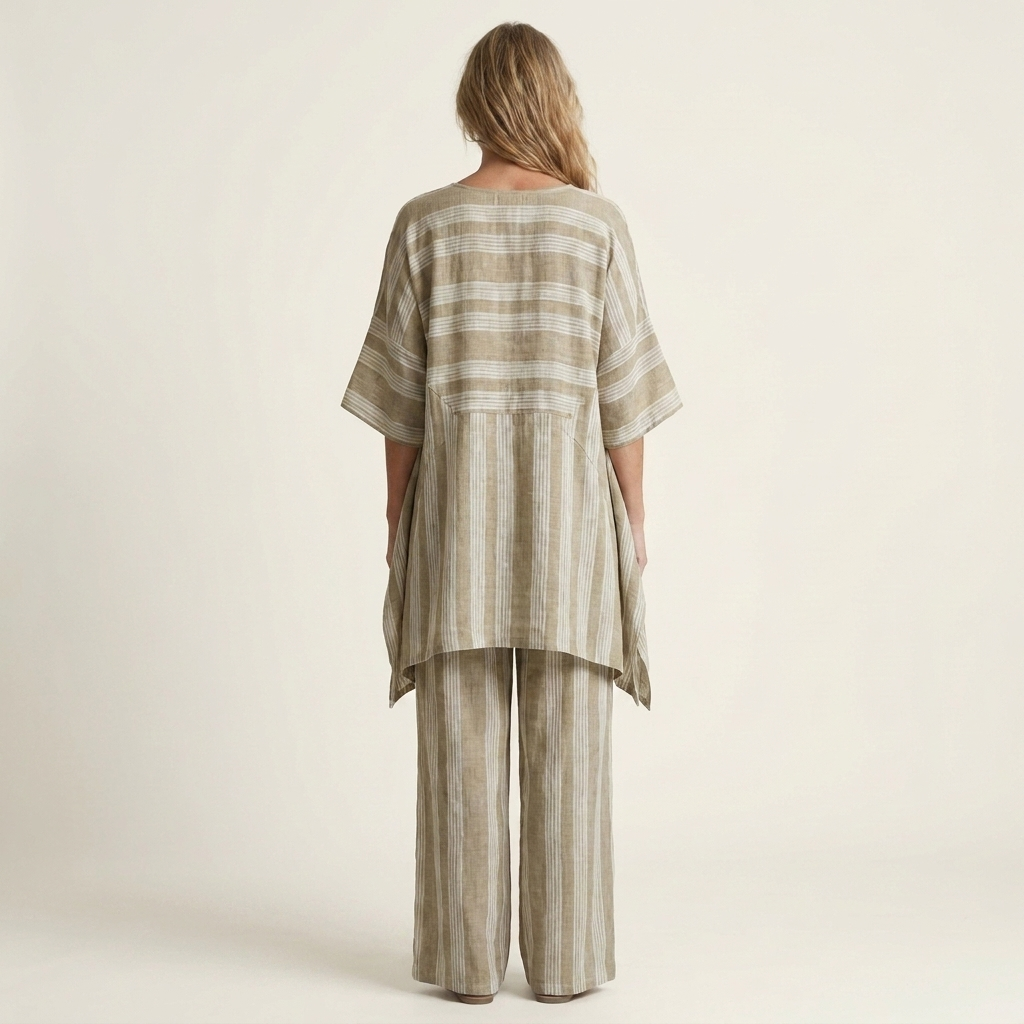 Tabitha | Two-Piece Striped Set