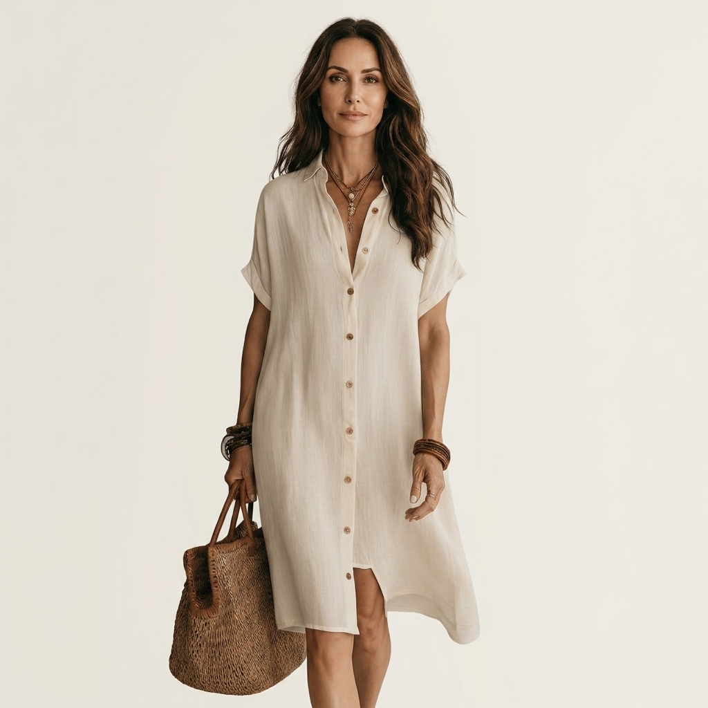 Dorothea | Midi Shirt Dress