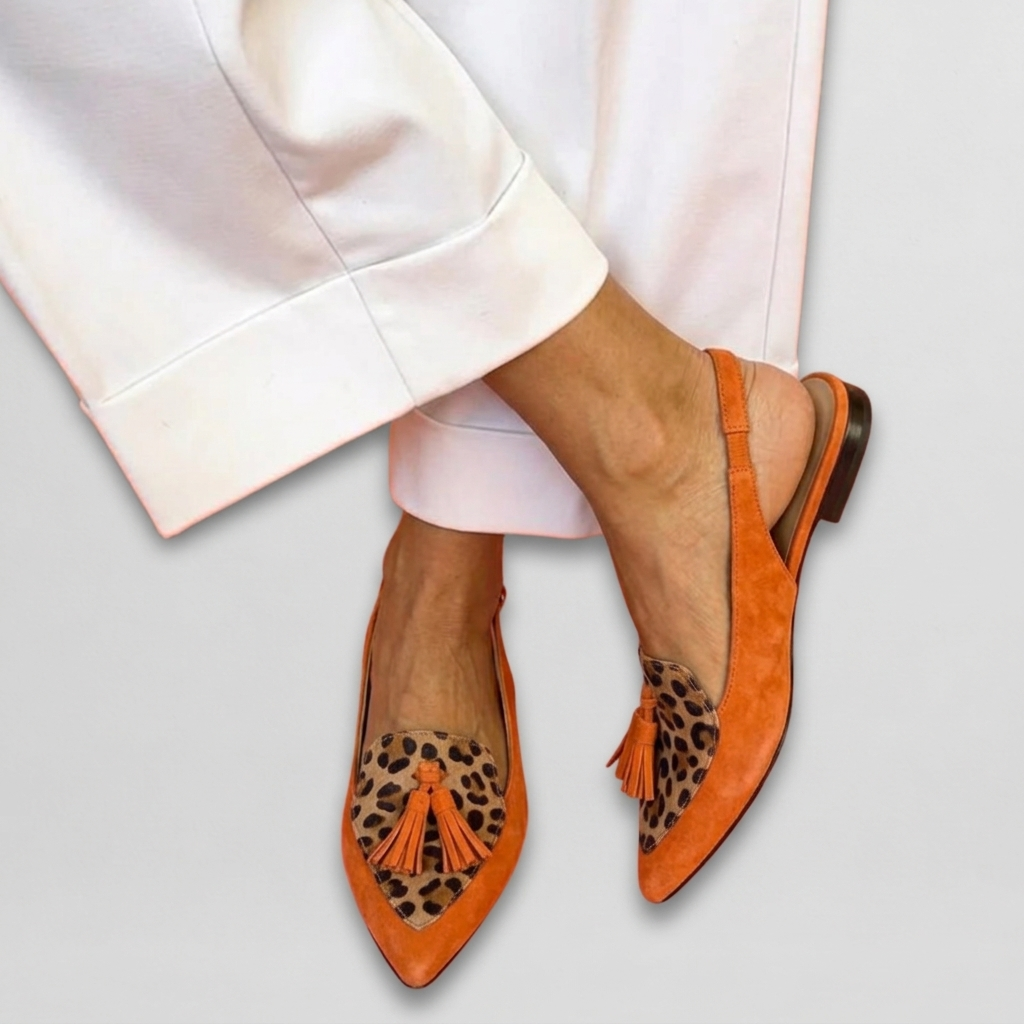 Avril | Tassel Strap Flat Sandals