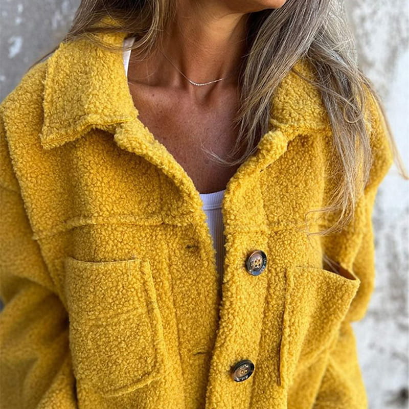Fenella | Faux Fur Button-Front Jacket