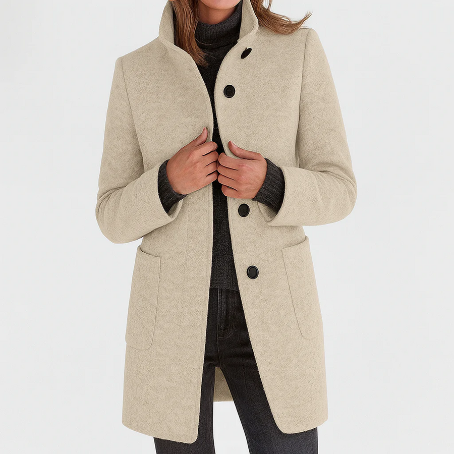 Thomasina | Classic Button-Front Coat