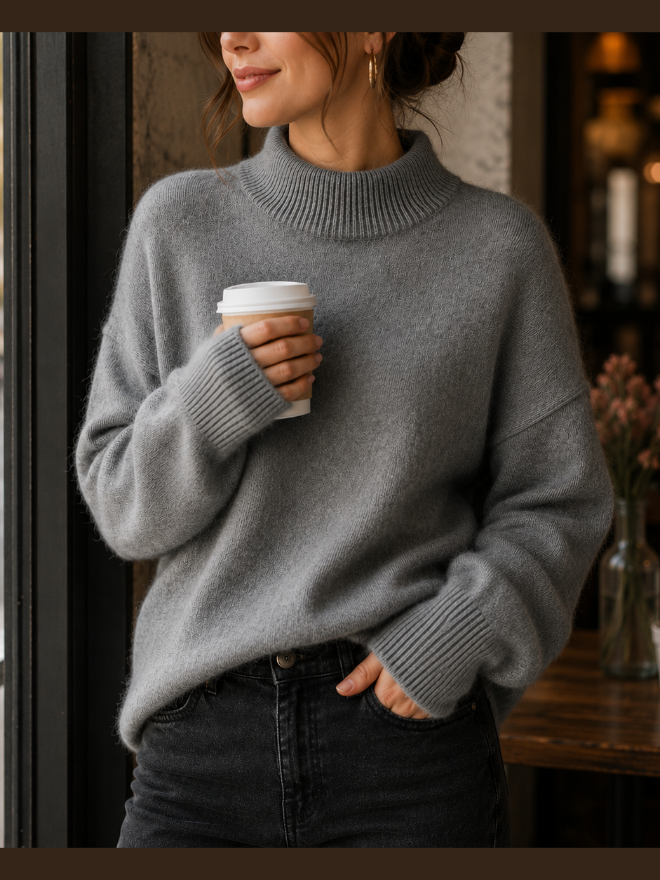 Juniper | Oversized Turtleneck Sweater