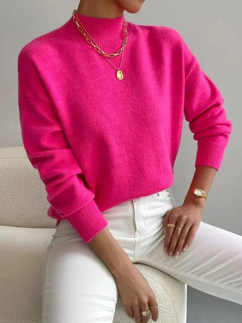 Clementine | Soft Roll Neck Sweater
