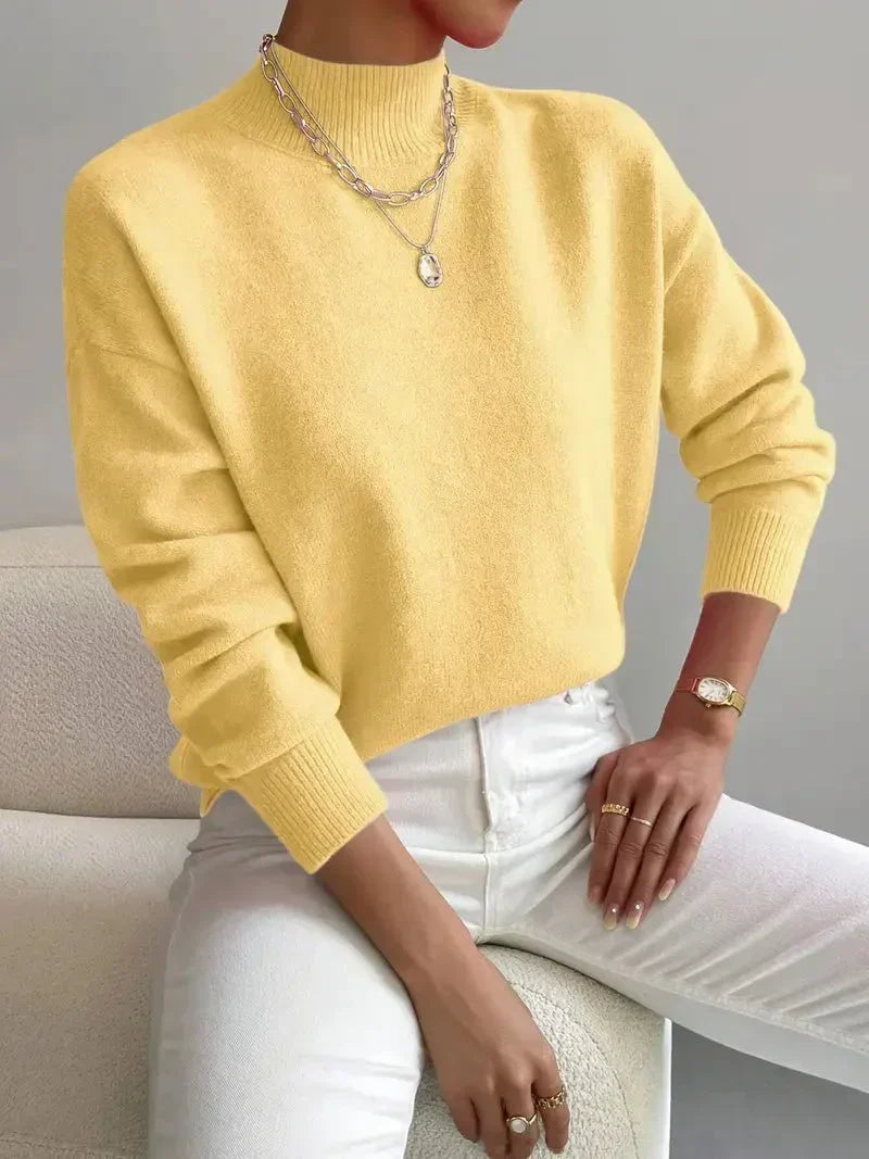 Clementine | Soft Roll Neck Sweater