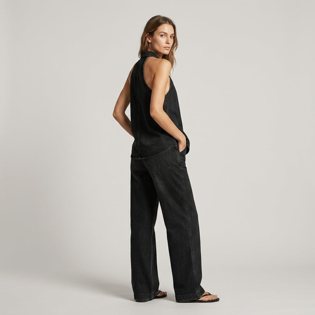Violet | Halter Wide-Leg Set