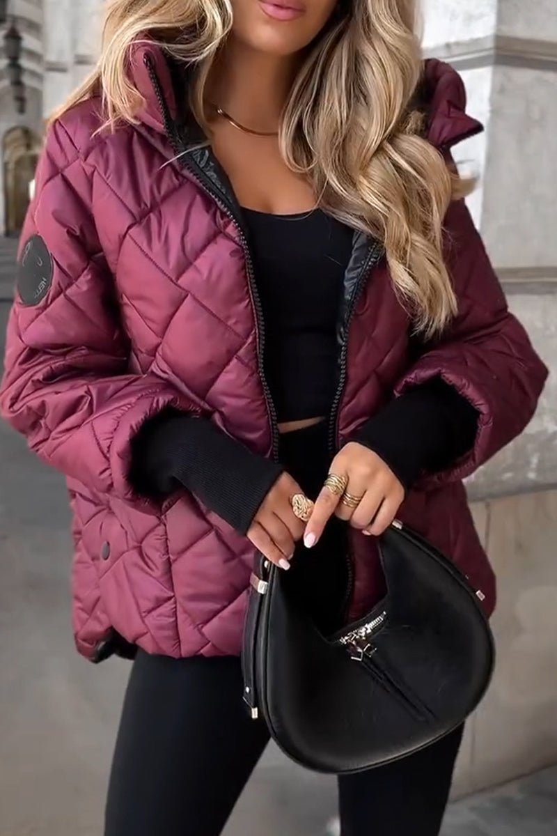 Merryn | Quilted Hooded Zip Jacket