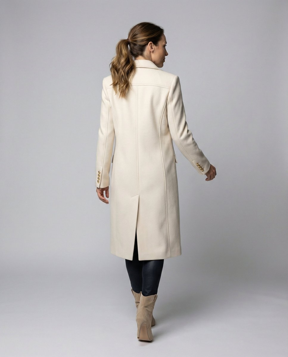 Idony | Double-Breasted Longline Overcoat