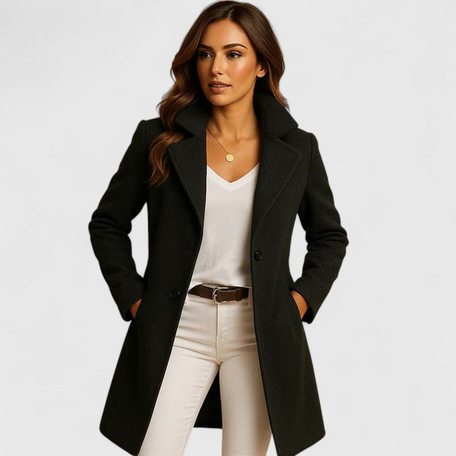 Rosabel | Tailored Notch-Lapel Long Coat