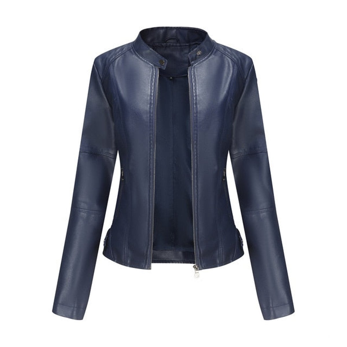 Philomena | Stand-Collar Moto Jacket