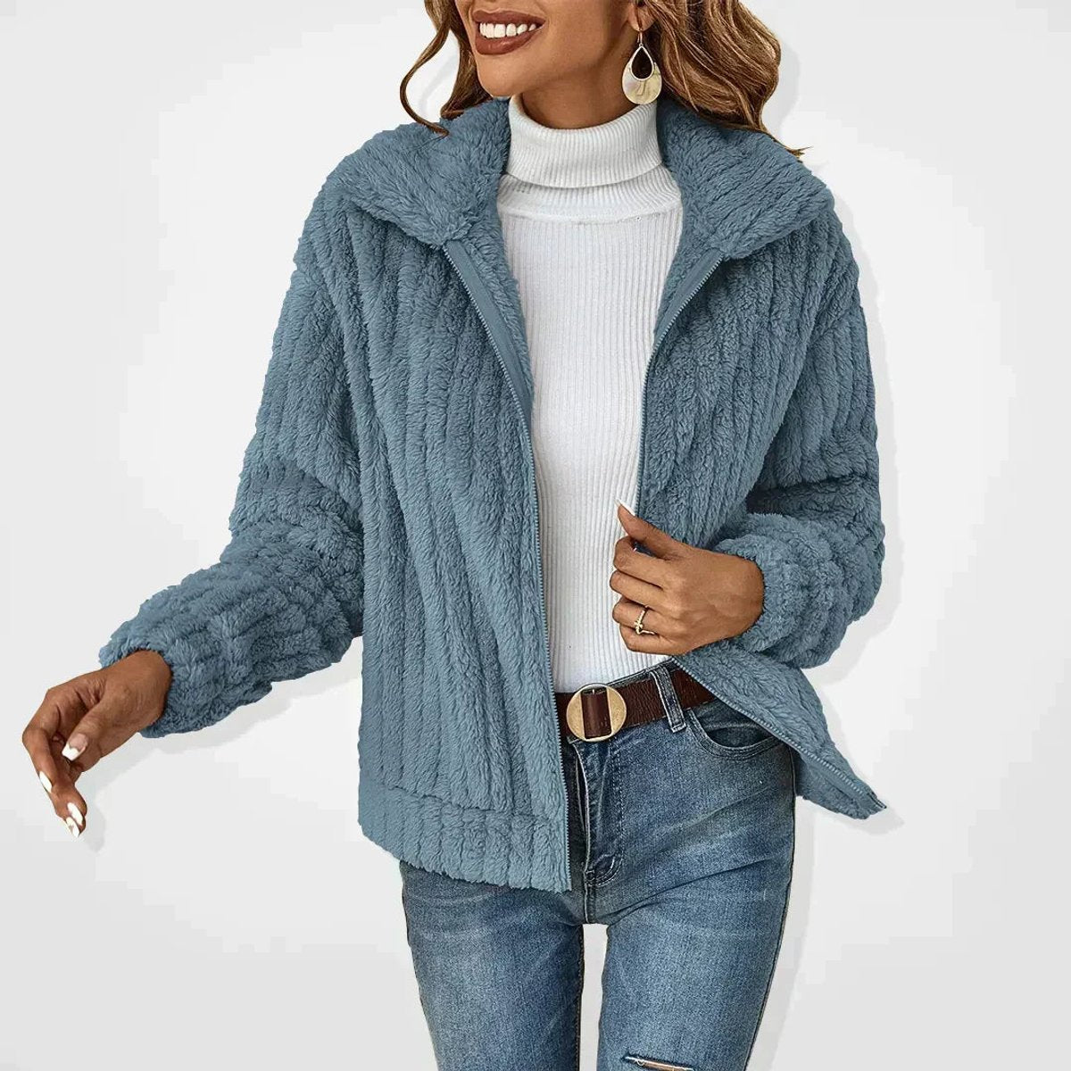 Netta | Cosy Zip-Up Jacket